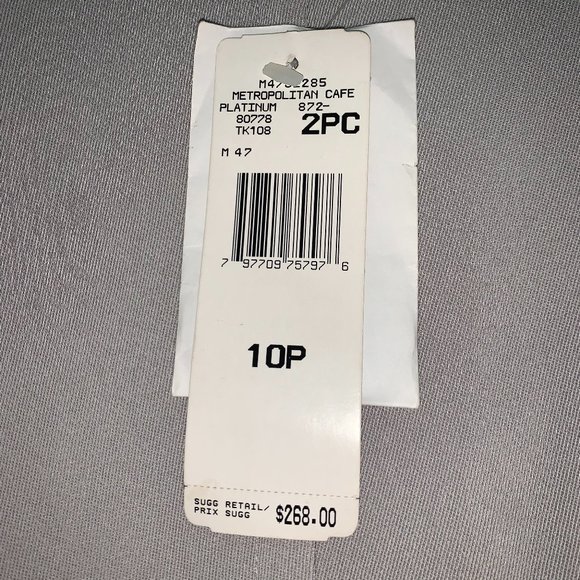 NWT JONES NEW YORK Linen Colored Skirt Suit - Picture 5 of 5